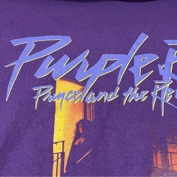Mens Prince & The Revolution Purple Rain Short Sleeve 100% Cotton T-shirt 3XL - Picture 5 of 12